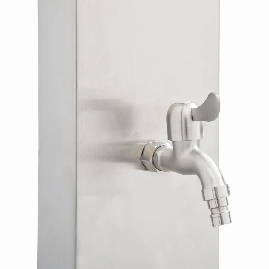 Robinet de douche de jardin 110 cm Acier inoxydable - 8
