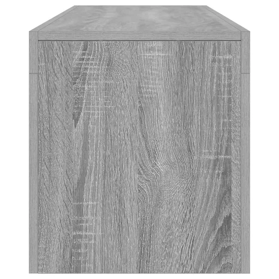 Meuble TV avec lumières LED Sonoma gris 140x36,5x40 cm - 10