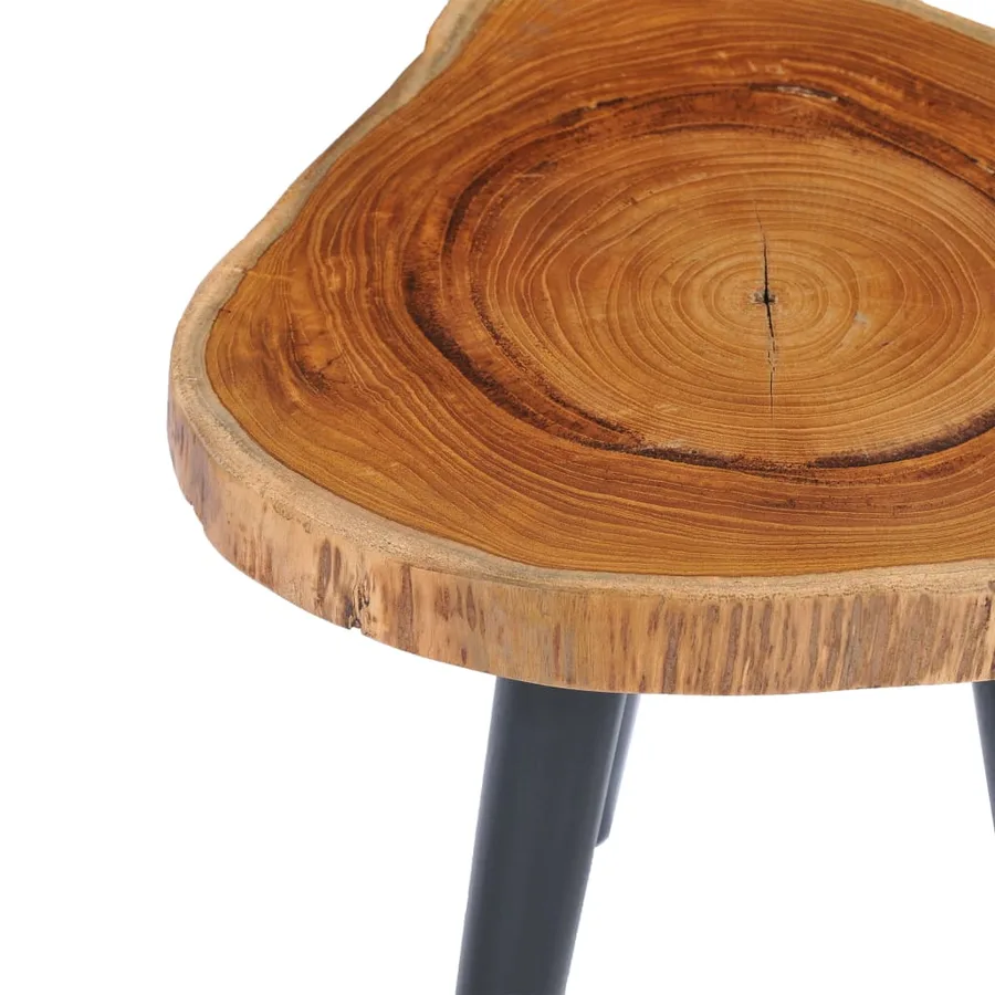 Table basse 40x45 cm Teck solide - 4