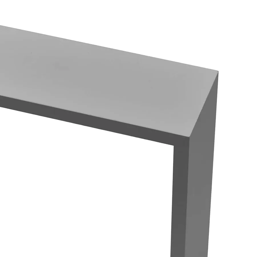 Étagères murales sous forme de cube 3 pcs Gris MDF - 8