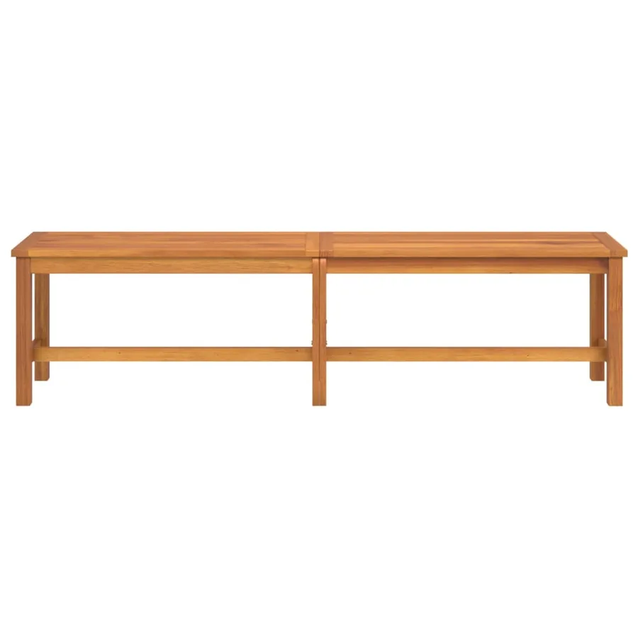 Banc de jardin 180x35x45 cm bois massif d'acacia - 3