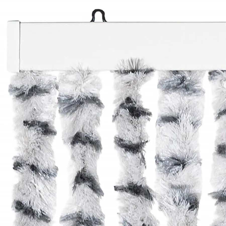 Moustiquaire Gris clair et gris foncé 100x220 cm Chenille - 4