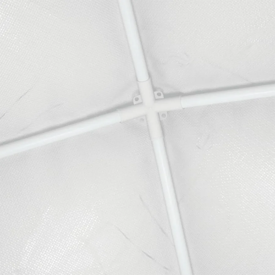 Tente de réception 2x2 m Blanc - 7