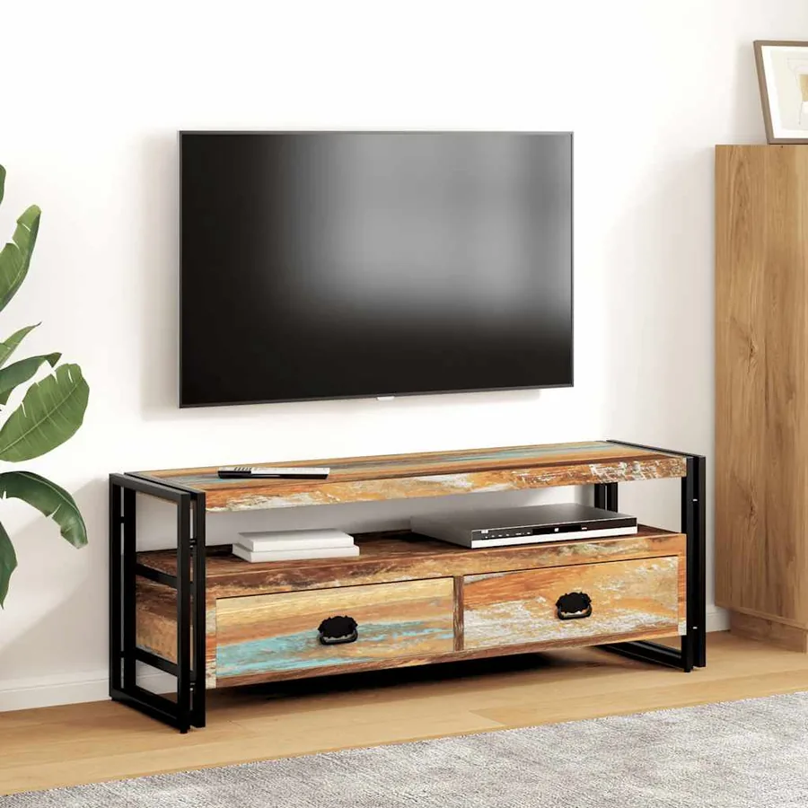 Meuble TV Bois de récupération massif