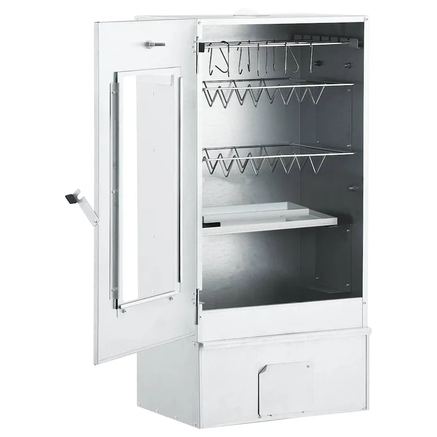 Fumoir de four à BBQ avec 1 kg de copeaux de bois 44,5x29x83 cm - 3