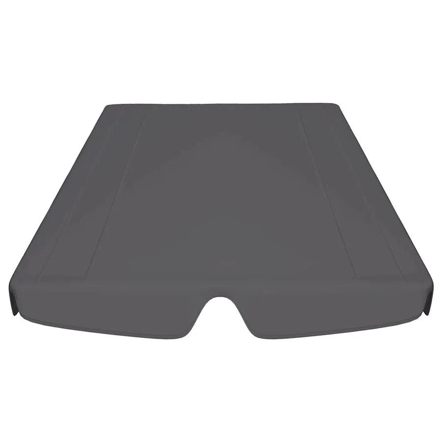 Toit rechange balançoire anthracite 150/130x105/70 cm - 4