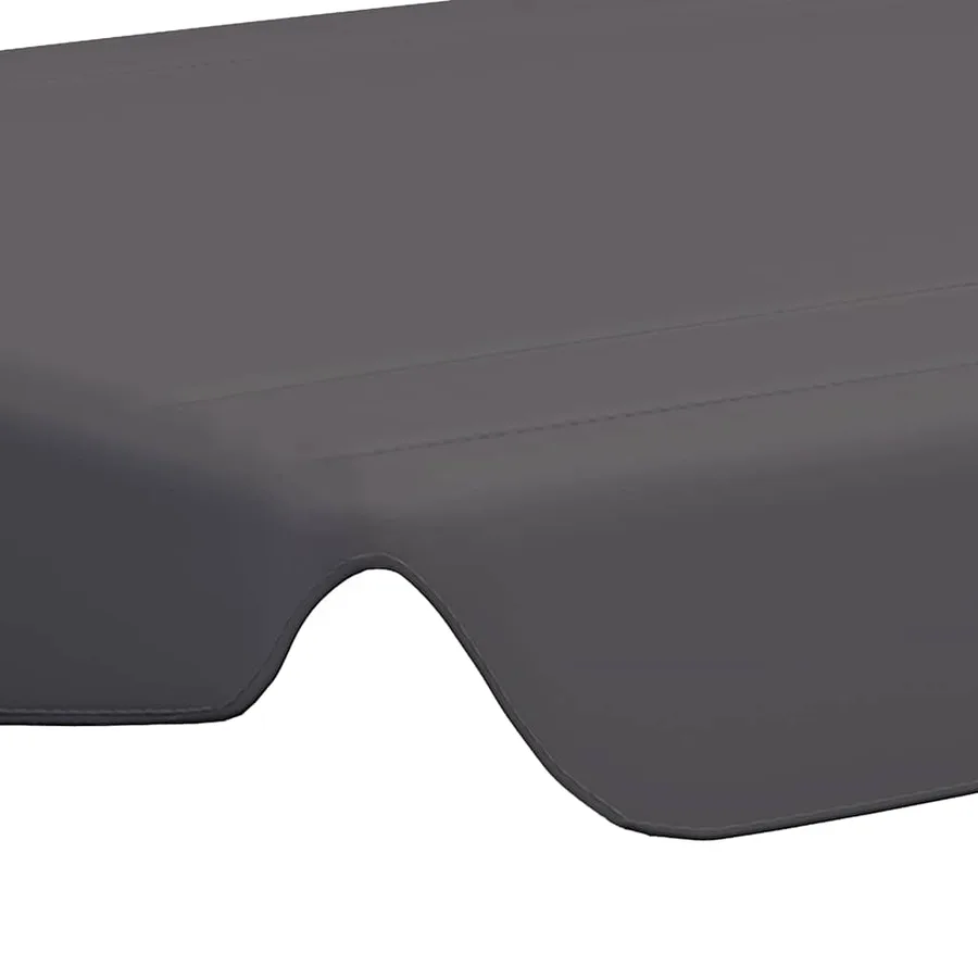 Toit rechange balançoire anthracite 150/130x105/70 cm - 5