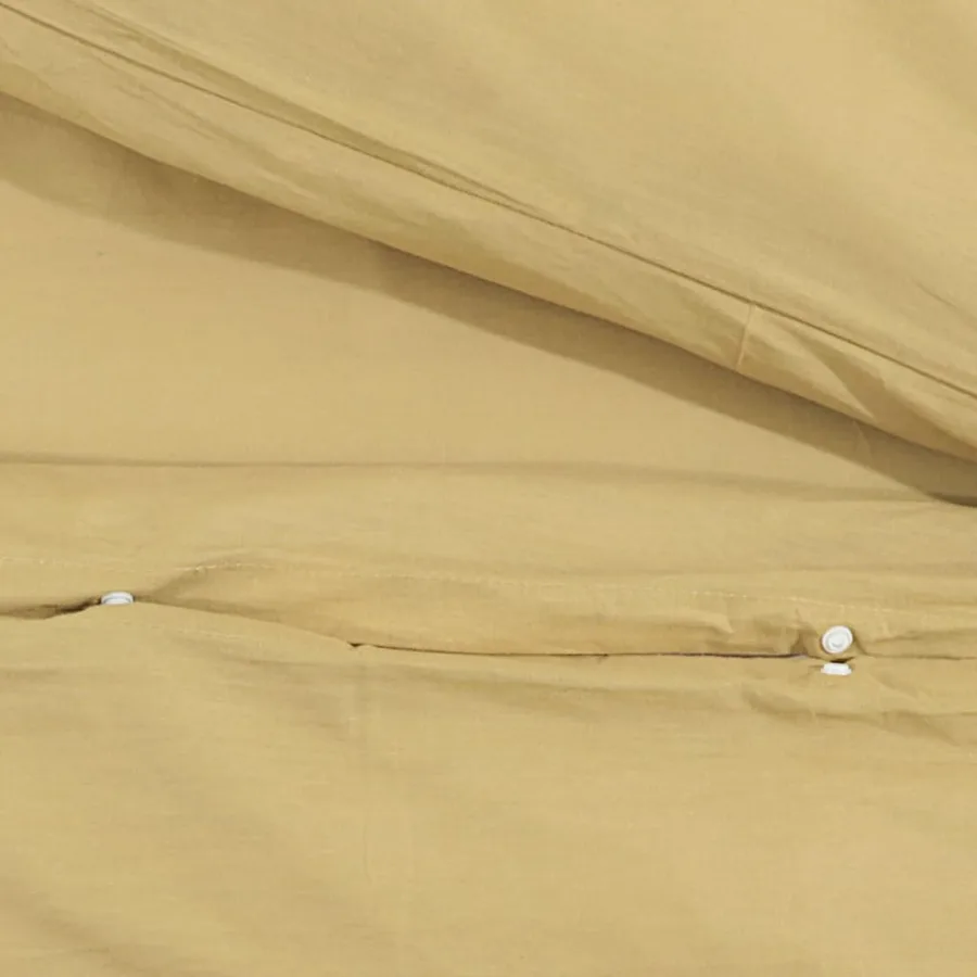 Ensemble de housse de couette Taupe 135x200 cm Microfibre - 8