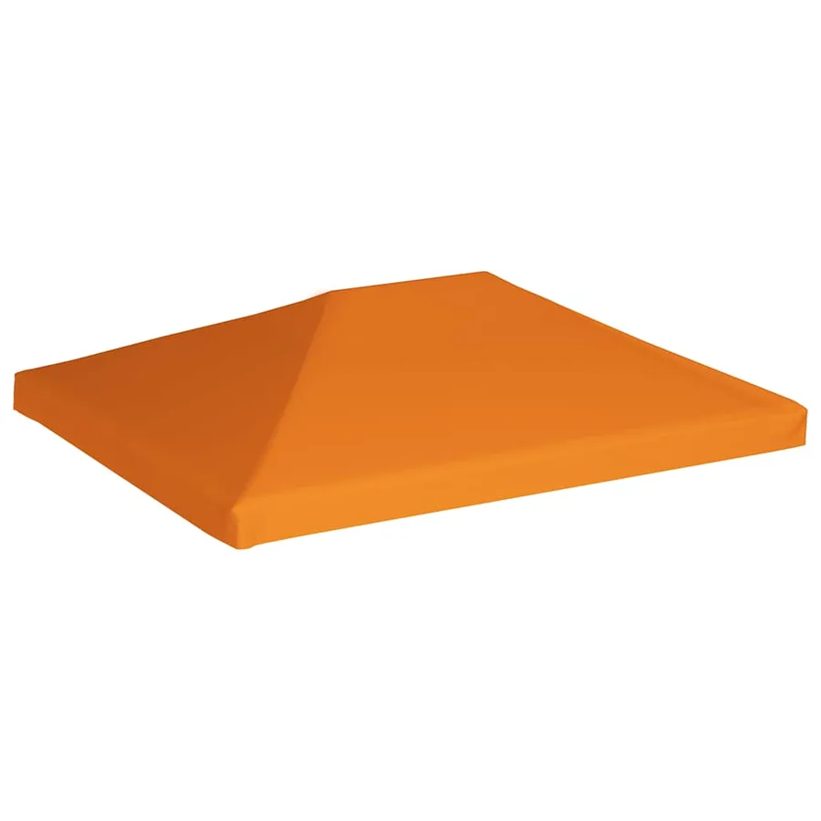 Toile supérieure de belvédère 310 g / m² 4 x 3 m Orange - 2