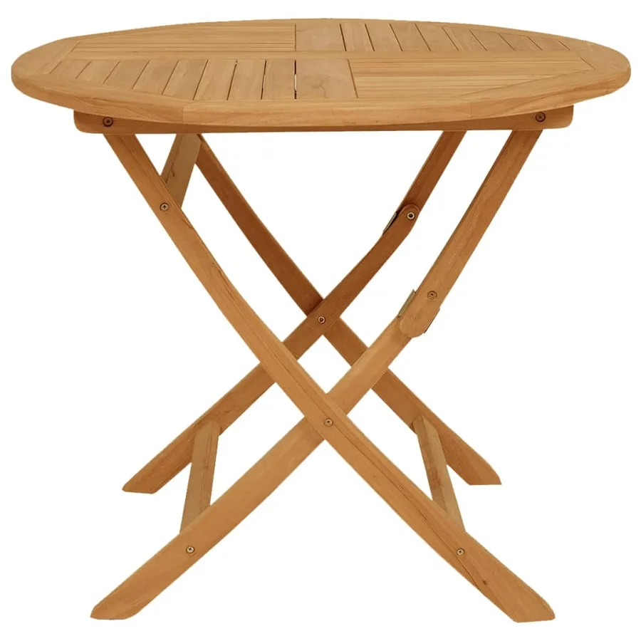 Ensemble à manger de jardin 5 pcs Bois de teck massif - 3
