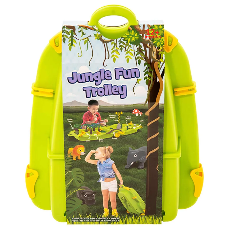 Chariot de loisirs aquatique Jungle 51x21,5x66,5 cm PP - 9