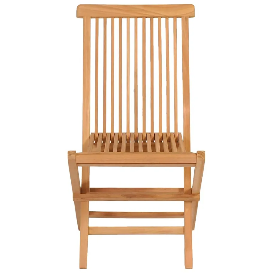 Ensemble à manger de jardin 5 pcs Bois de teck massif - 10