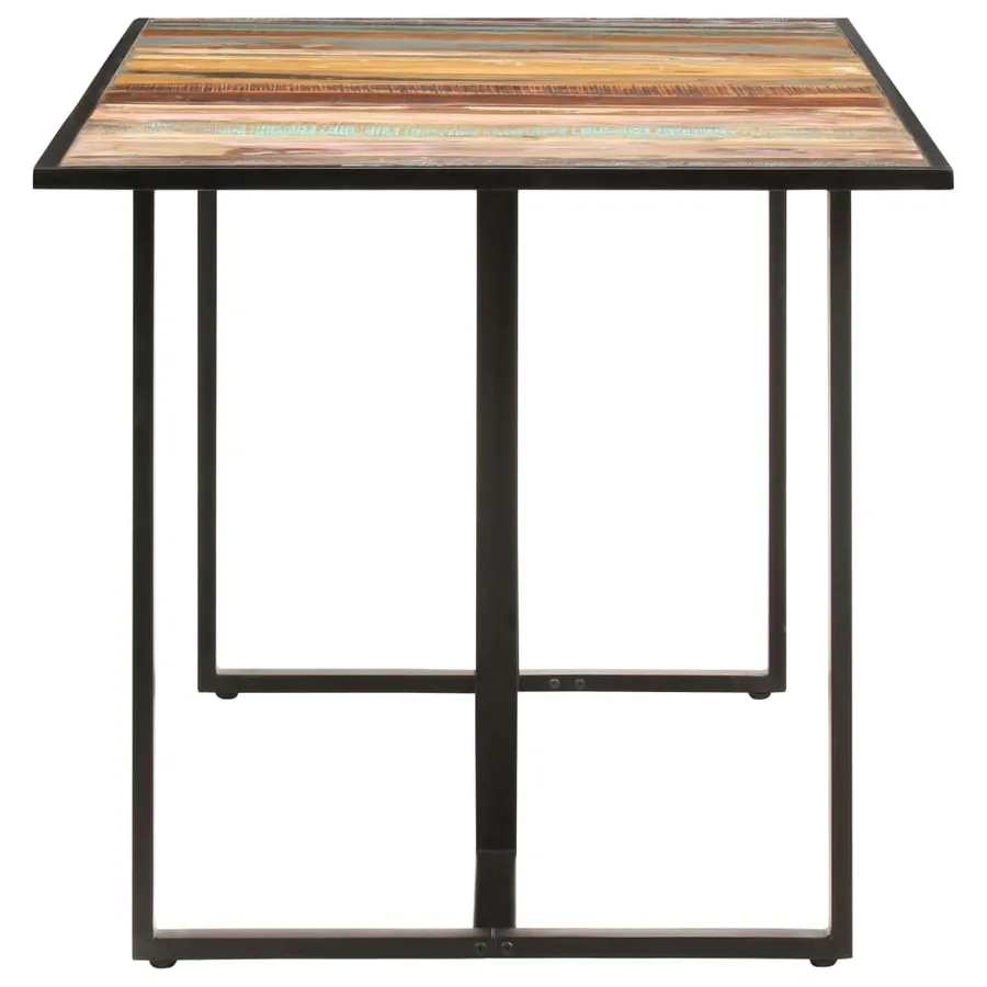 Table de salle à manger 160 cm Bois de récupération massif - 3