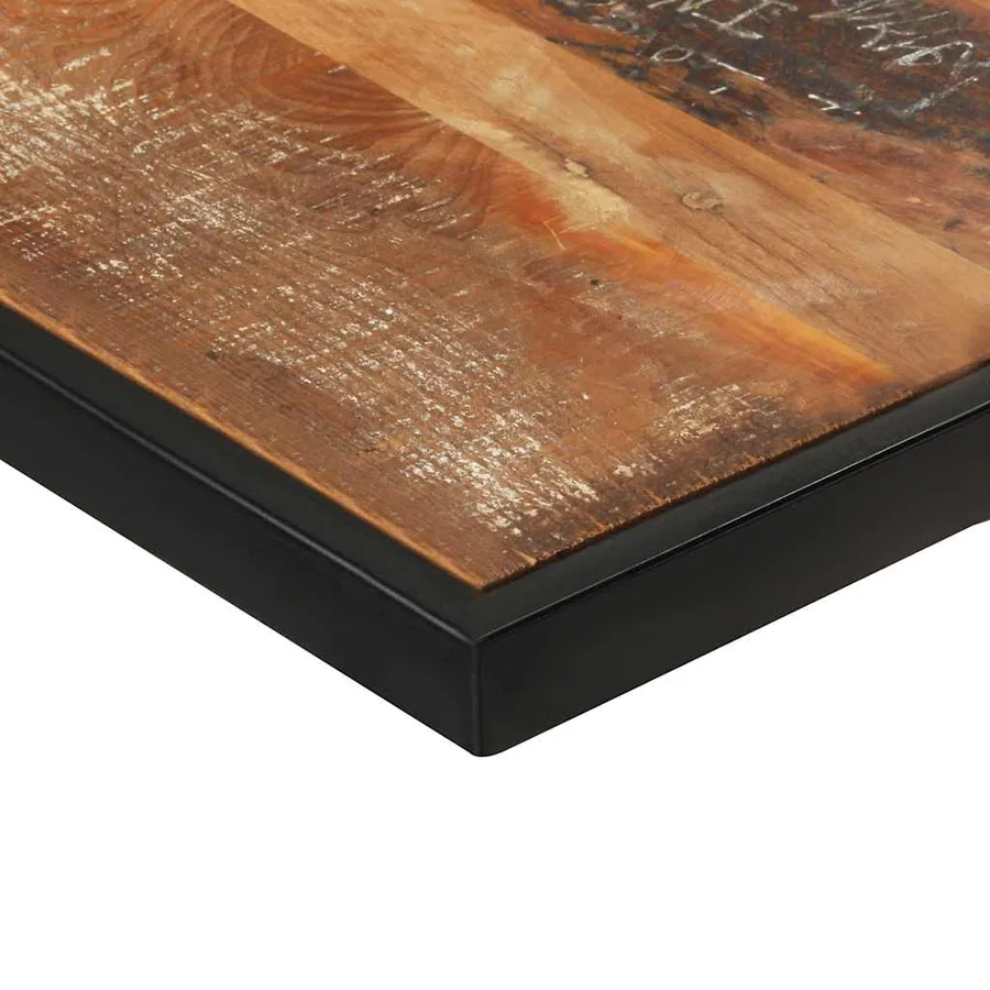 Table de salle à manger 160 cm Bois de récupération massif - 5