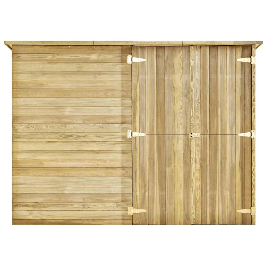 Abri à vélo de jardin 232x110x170 cm Bois de pin imprégné - 3
