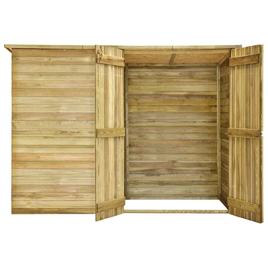 Abri à vélo de jardin 232x110x170 cm Bois de pin imprégné - 4