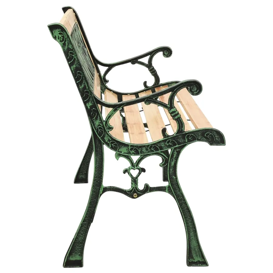 Banc de jardin 122 cm fonte et bois de sapin massif - 3