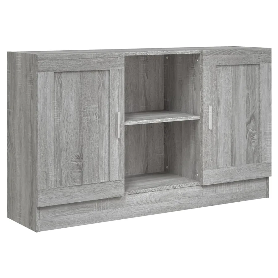 Buffet Sonoma gris 120x30,5x70 cm Bois d'ingénierie - 2