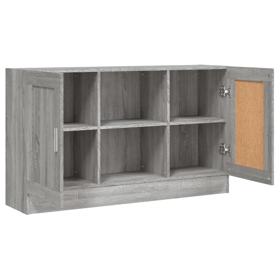 Buffet Sonoma gris 120x30,5x70 cm Bois d'ingénierie - 5