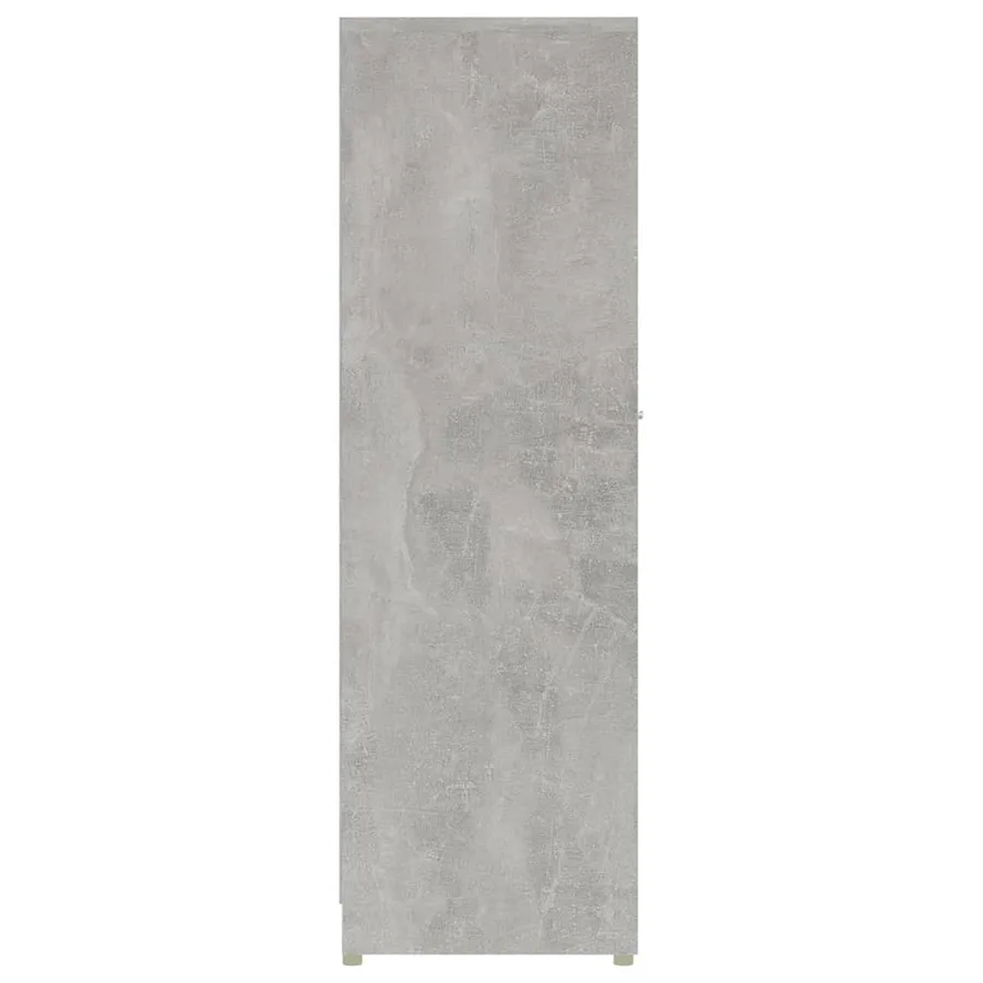 Armoire de salle de bain Gris béton 30x30x95 cm Bois ingénierie - 7