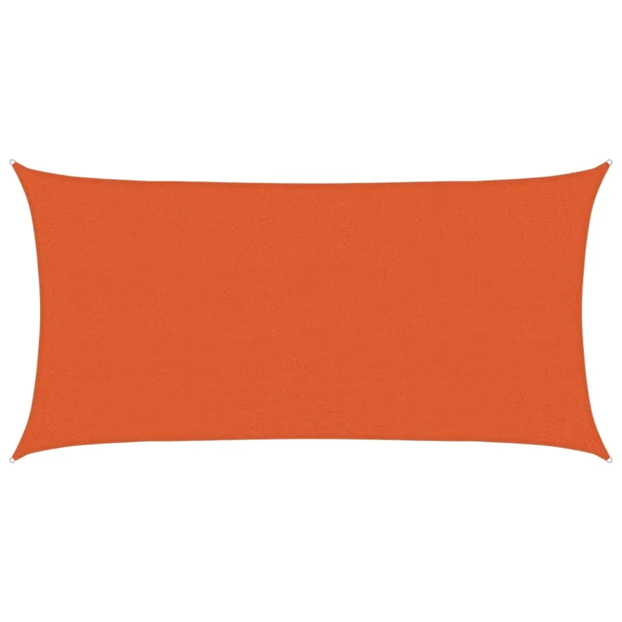Voile d'ombrage 160 g/m² Orange 2x4 m PEHD - 2