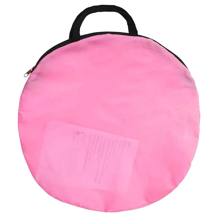 Tente de jeu pour enfants avec 250 balles Rose 70x112x70 cm - 12