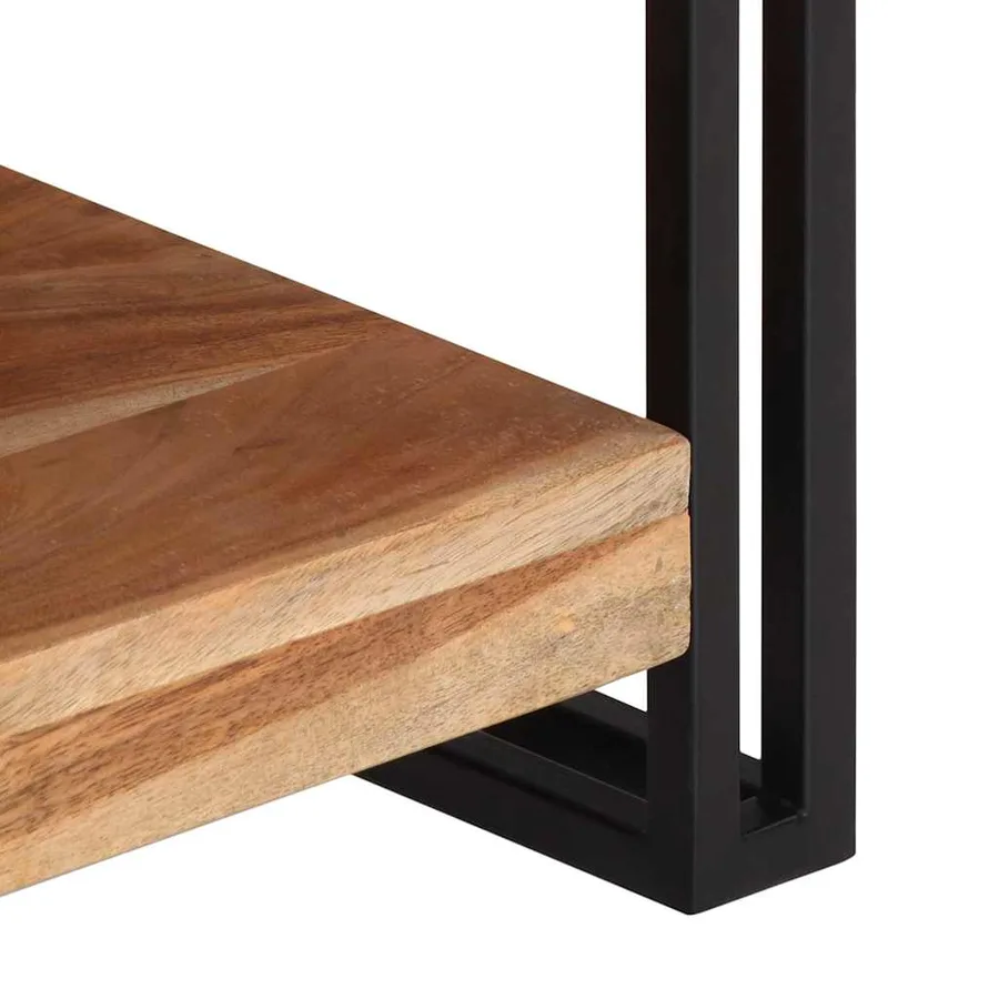 Meuble TV 120x30x40 cm Bois d'acacia massif - 5