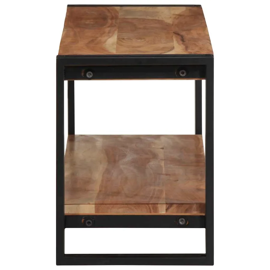 Meuble TV 120x30x40 cm Bois d'acacia massif - 8