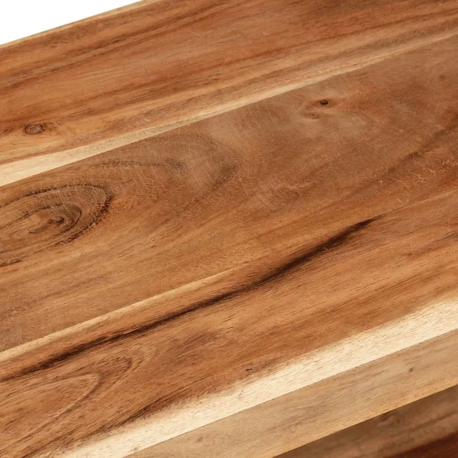 Meuble TV 120x30x40 cm Bois d'acacia massif - 9