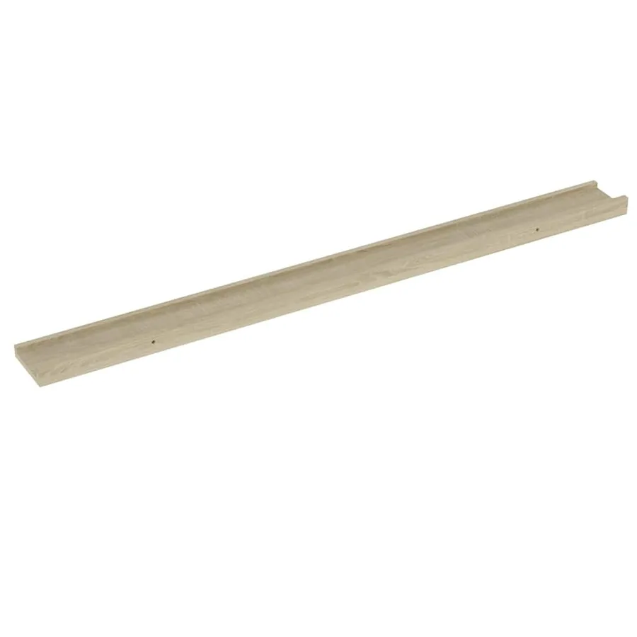 Étagères murales 2 pcs chêne sonoma 100x9x3 cm - 8
