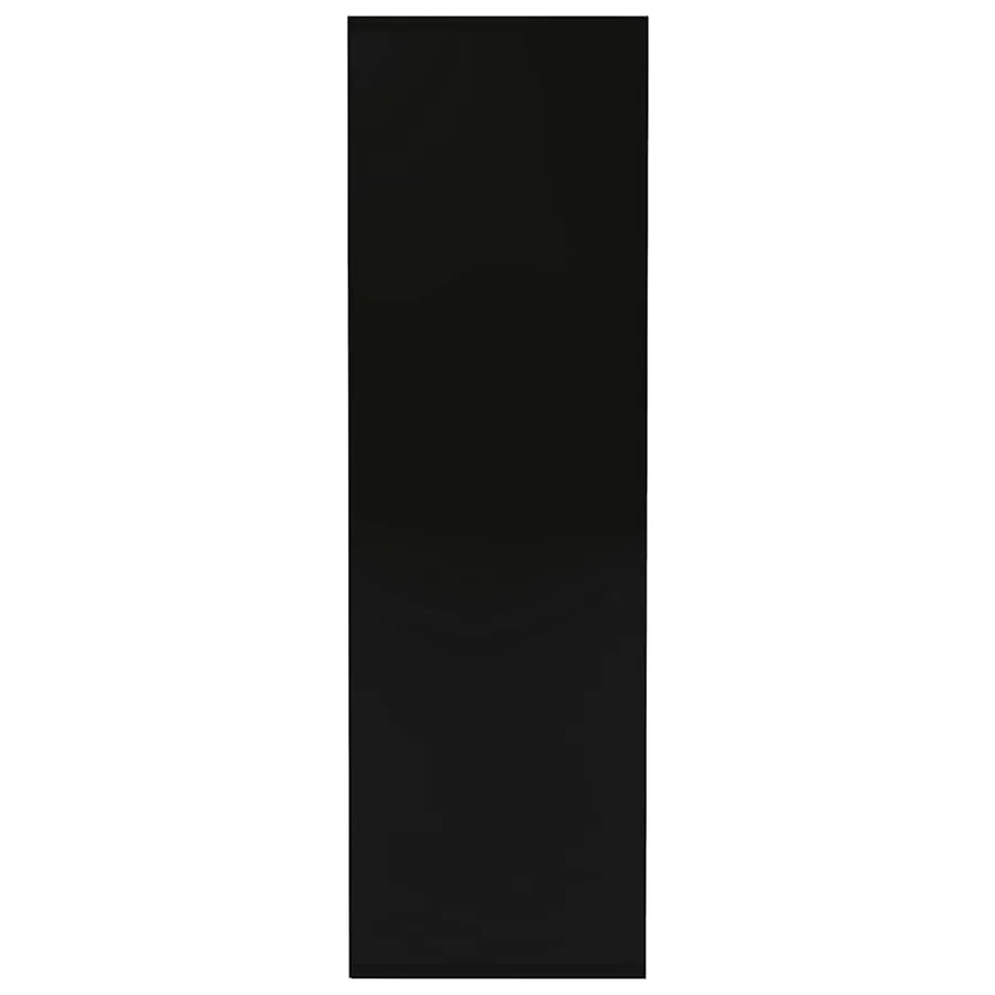 Bibliothèque noir 98x29x97,5 cm bois d'ingénierie - 6