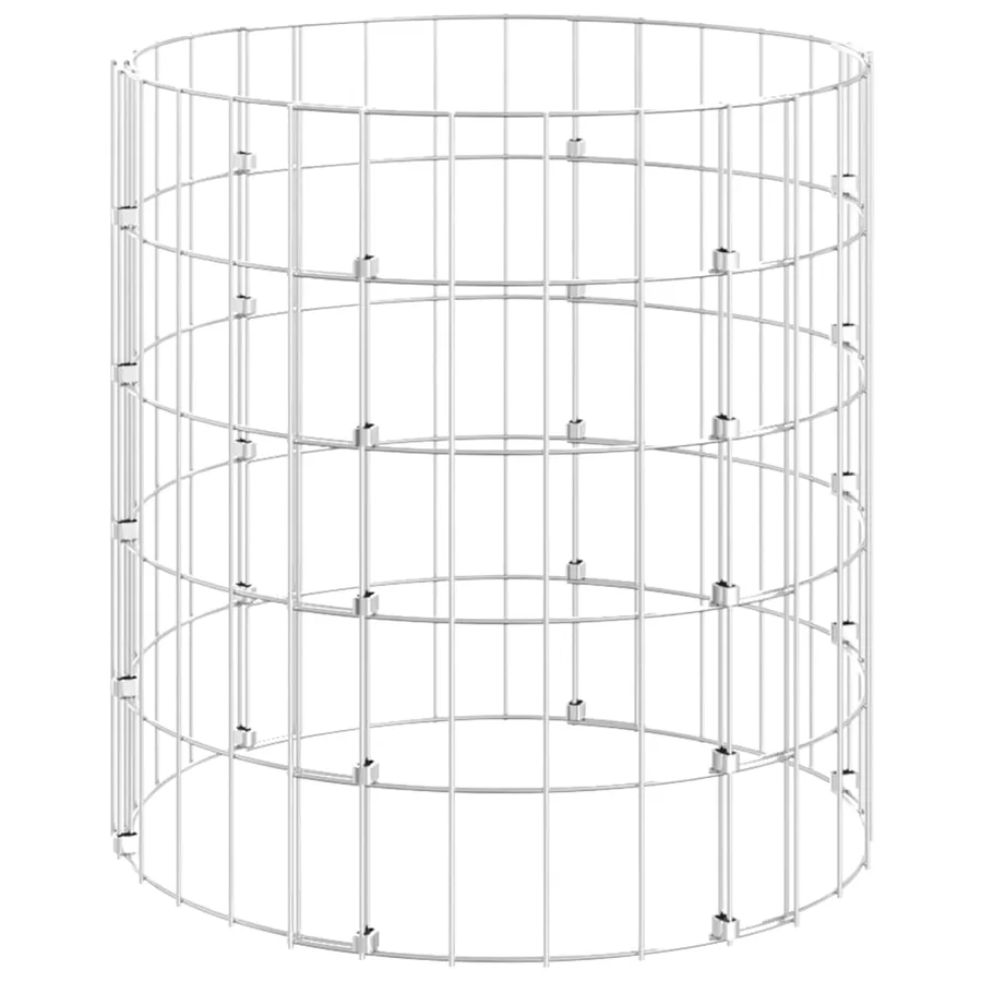 Composteur de jardin Ø50x50 cm Acier galvanisé - 2