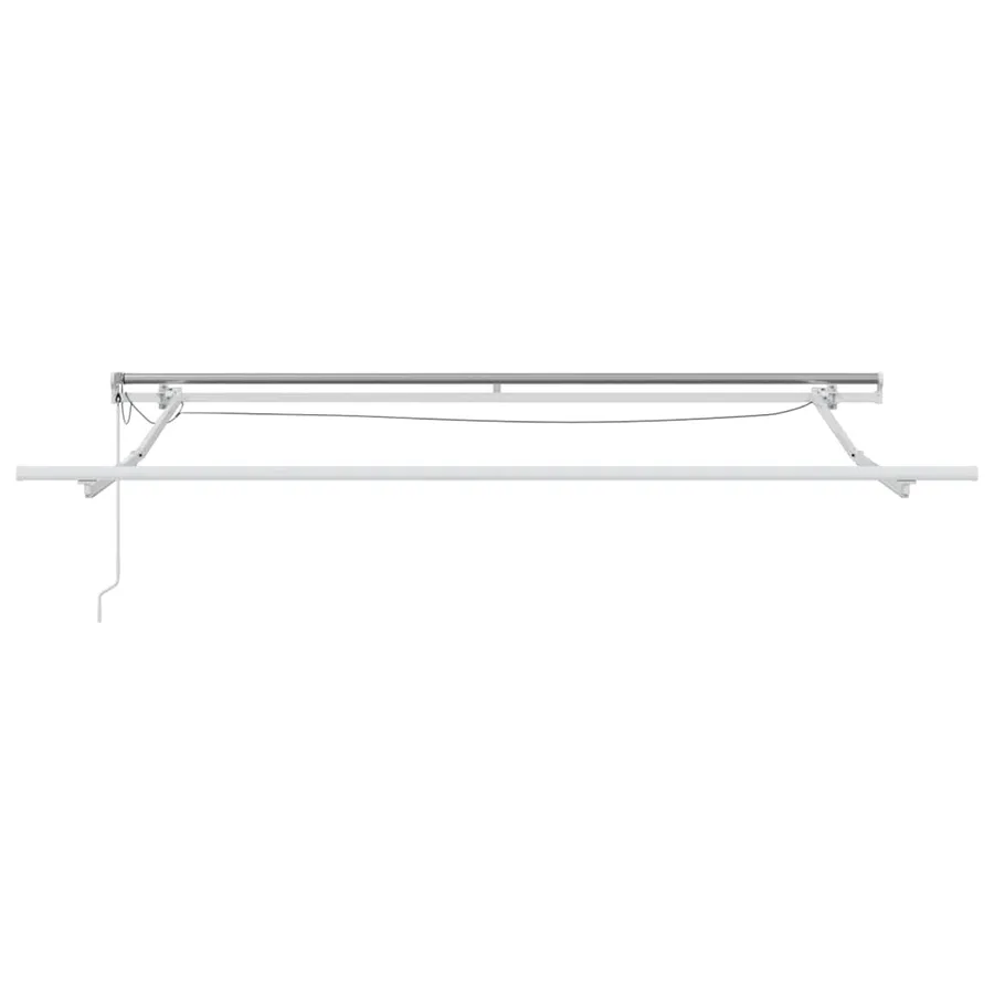 Cadre d'auvent Blanc 350 x 250 cm Aluminium - 6