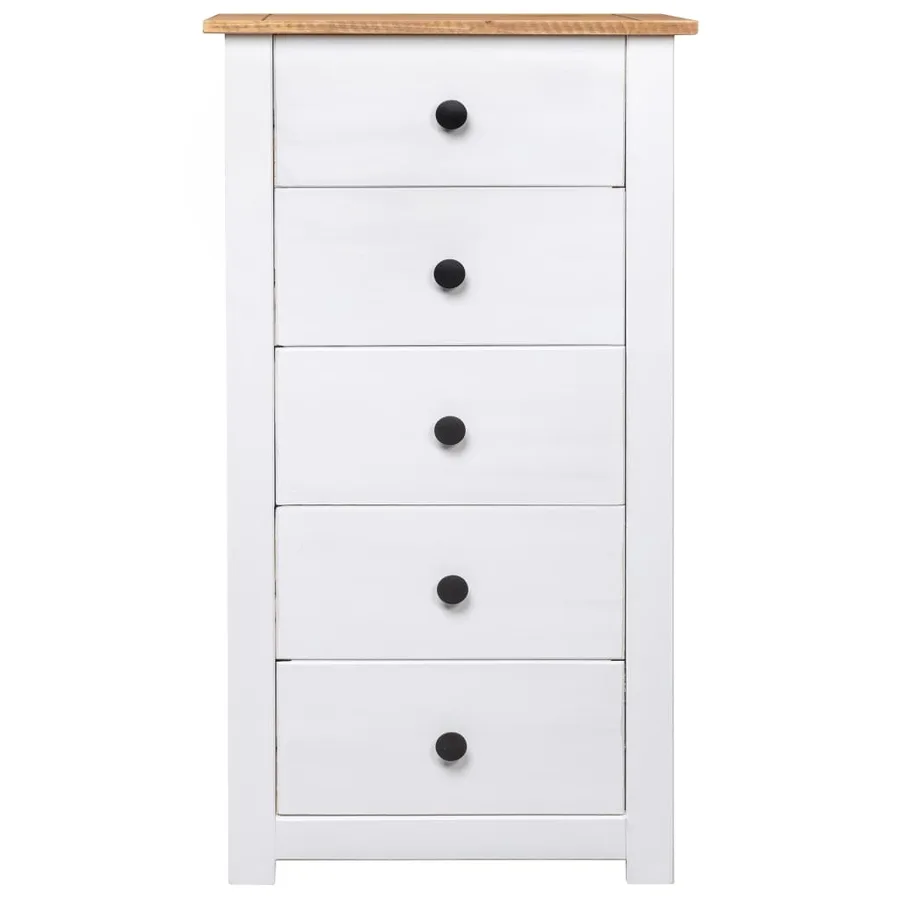 Buffet Blanc 46x40x89 cm Pin Gamme Panama - 3