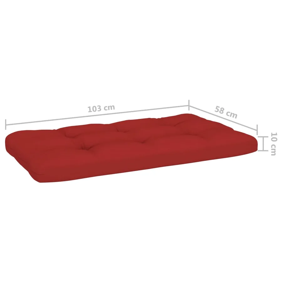 Canapé d'angle palette de jardin Gris Bois de pin imprégné - 8