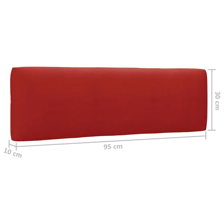 Canapé d'angle palette de jardin Gris Bois de pin imprégné - 9