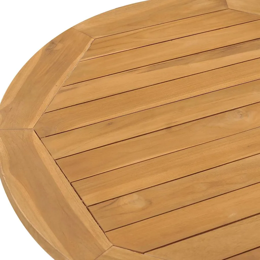 Ensemble à manger de jardin 5 pcs Bois de teck massif - 11