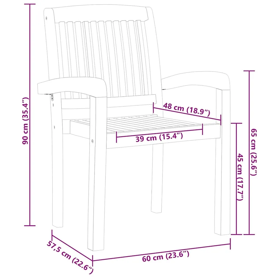 Ensemble à manger de jardin 5 pcs Bois de teck massif - 14