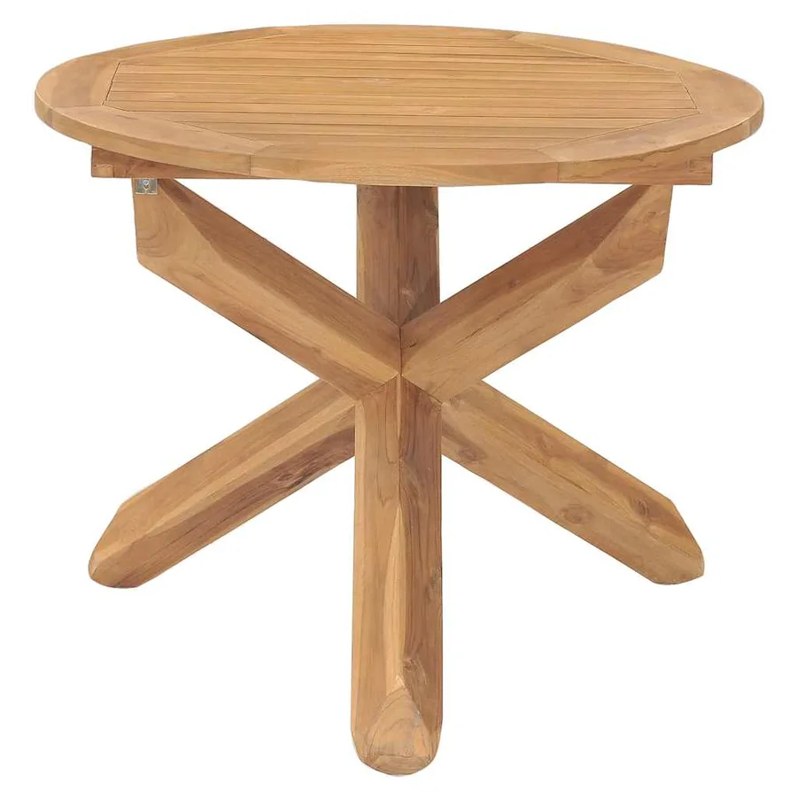Ensemble à manger de jardin 5 pcs Bois de teck massif - 7