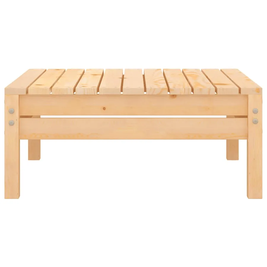 Salon de jardin 3 pcs Bois de pin massif - 9