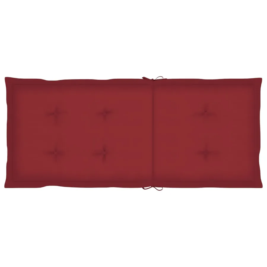 Chaise à bascule avec coussins Gris Bois d'acacia massif - 7