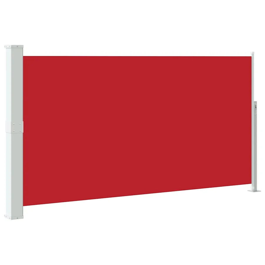 Auvent latéral rétractable de patio 170x300 cm Rouge - 2