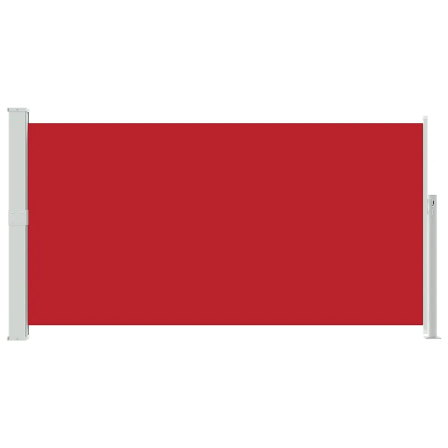 Auvent latéral rétractable de patio 170x300 cm Rouge - 4