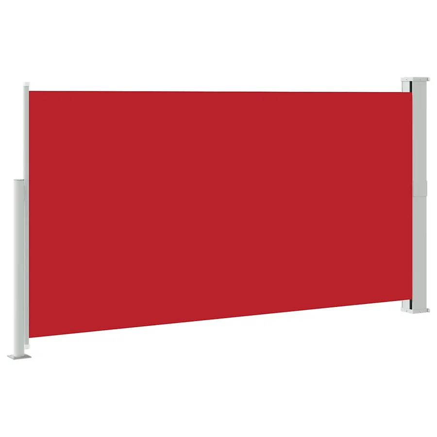 Auvent latéral rétractable de patio 170x300 cm Rouge - 7