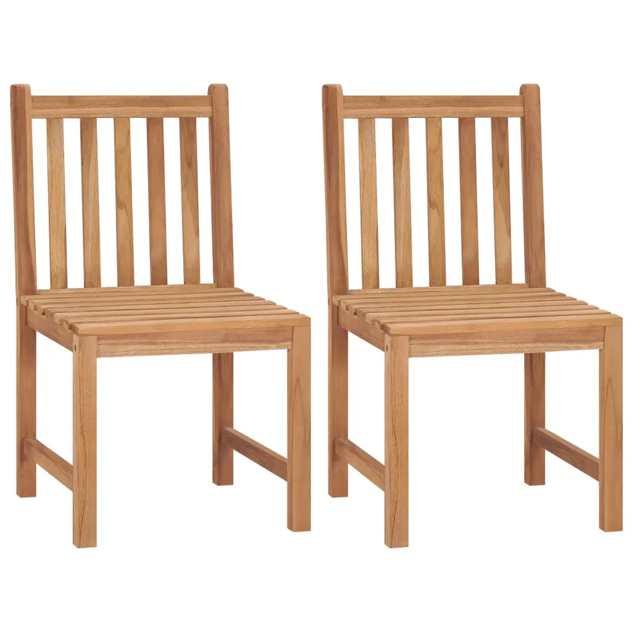 Ensemble à manger de jardin 5pcs Bois de teck massif - 7