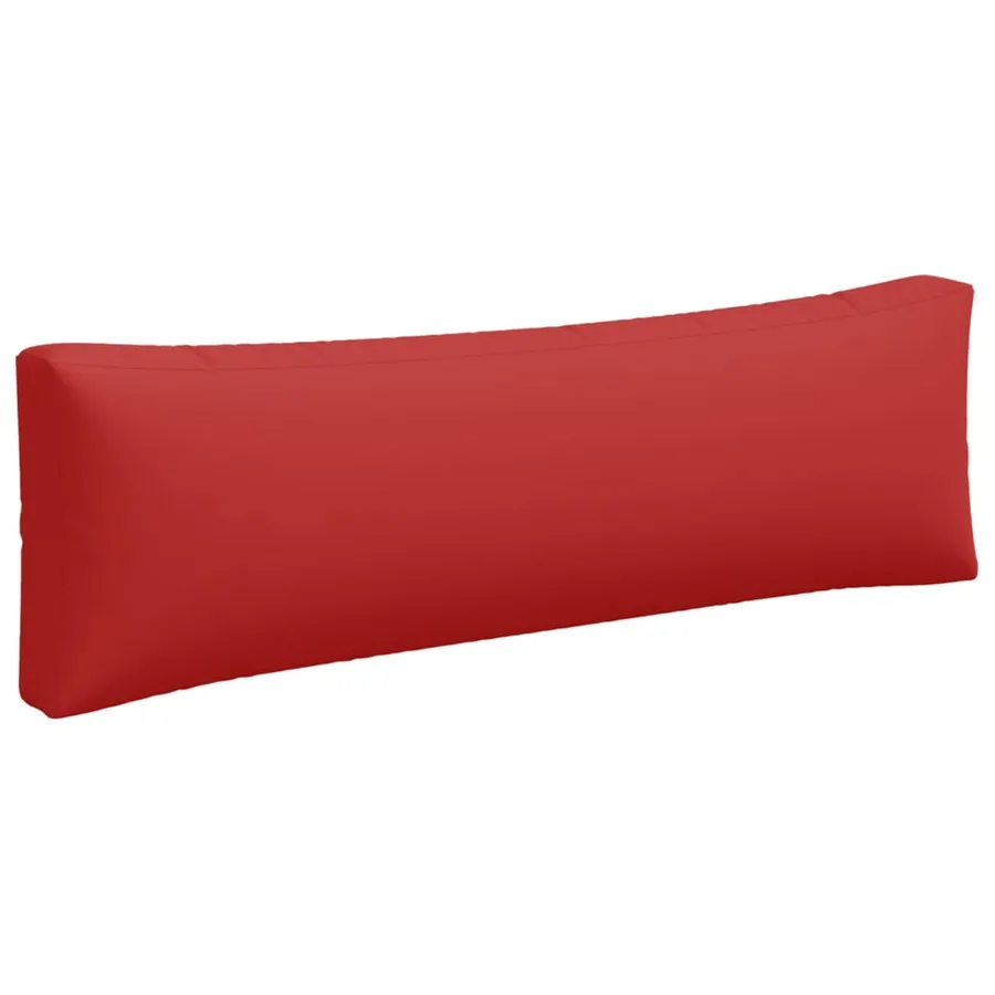 Coussins de palette lot de 3 rouge tissu - 5