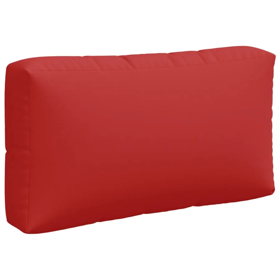 Coussins de palette lot de 3 rouge tissu - 6