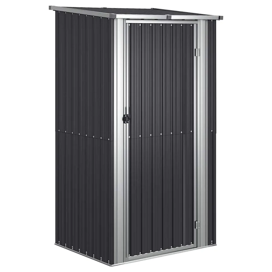 Abri de jardin Anthracite 118,5x97x209,5 cm Acier galvanisé - 2