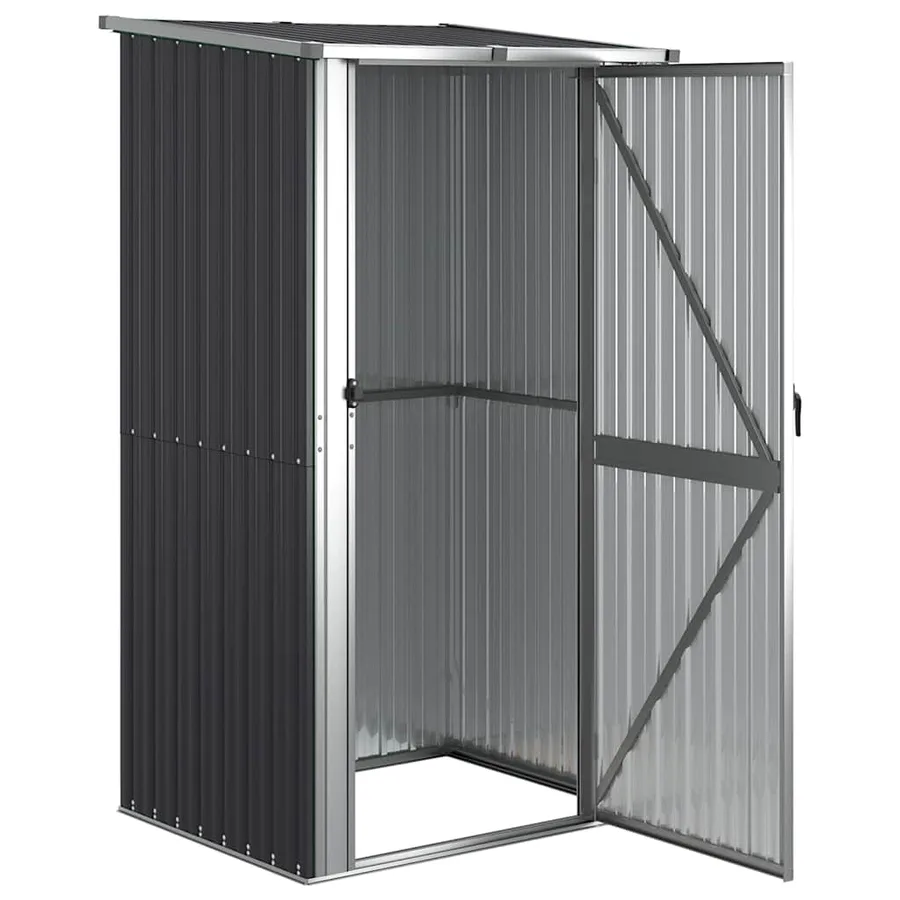 Abri de jardin Anthracite 118,5x97x209,5 cm Acier galvanisé - 3