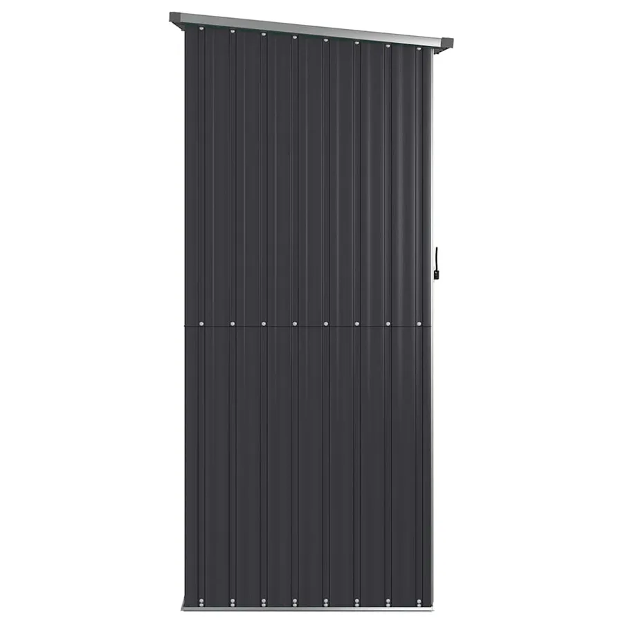Abri de jardin Anthracite 118,5x97x209,5 cm Acier galvanisé - 5